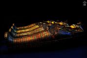 Egypt-Cairo-Egyptian-Museum-Four-Miniature-Anthropoid-Coffins-of-Gold-Tutankhamun-Ra2D
