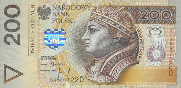 200 polish zlotys