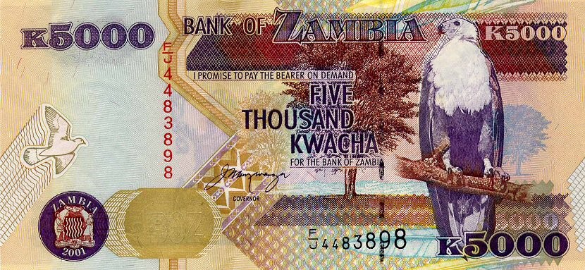 5000 zambian kwacha